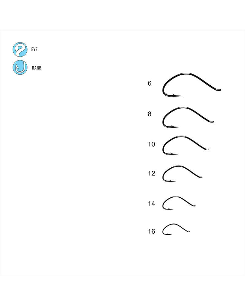 Gamakatsu C12U Caddis Hook