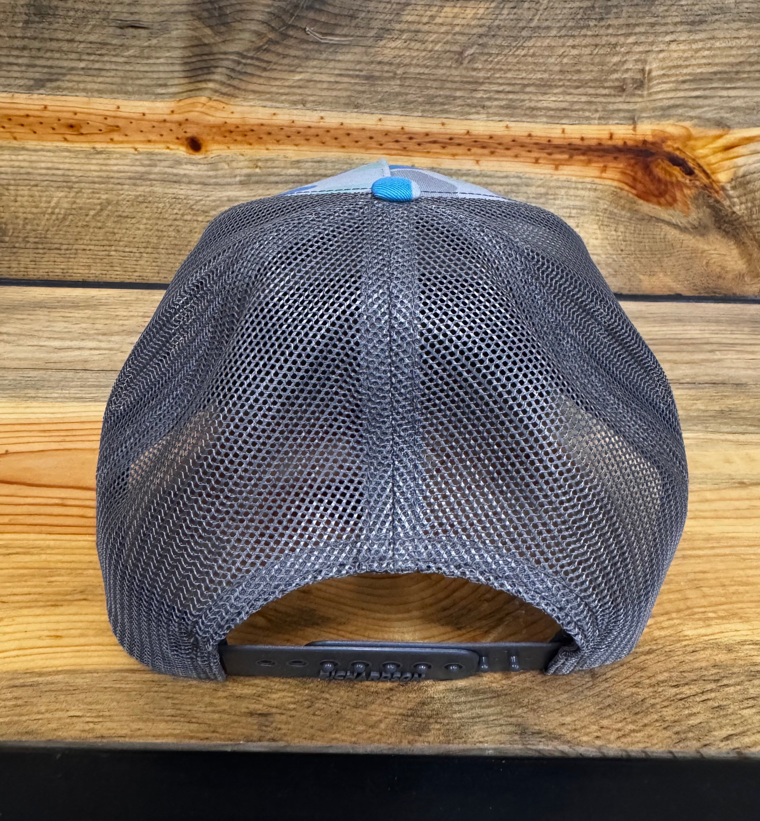FRA Richardson 112 Trucker Hat - Saltwater Duck Camo/Charcoal