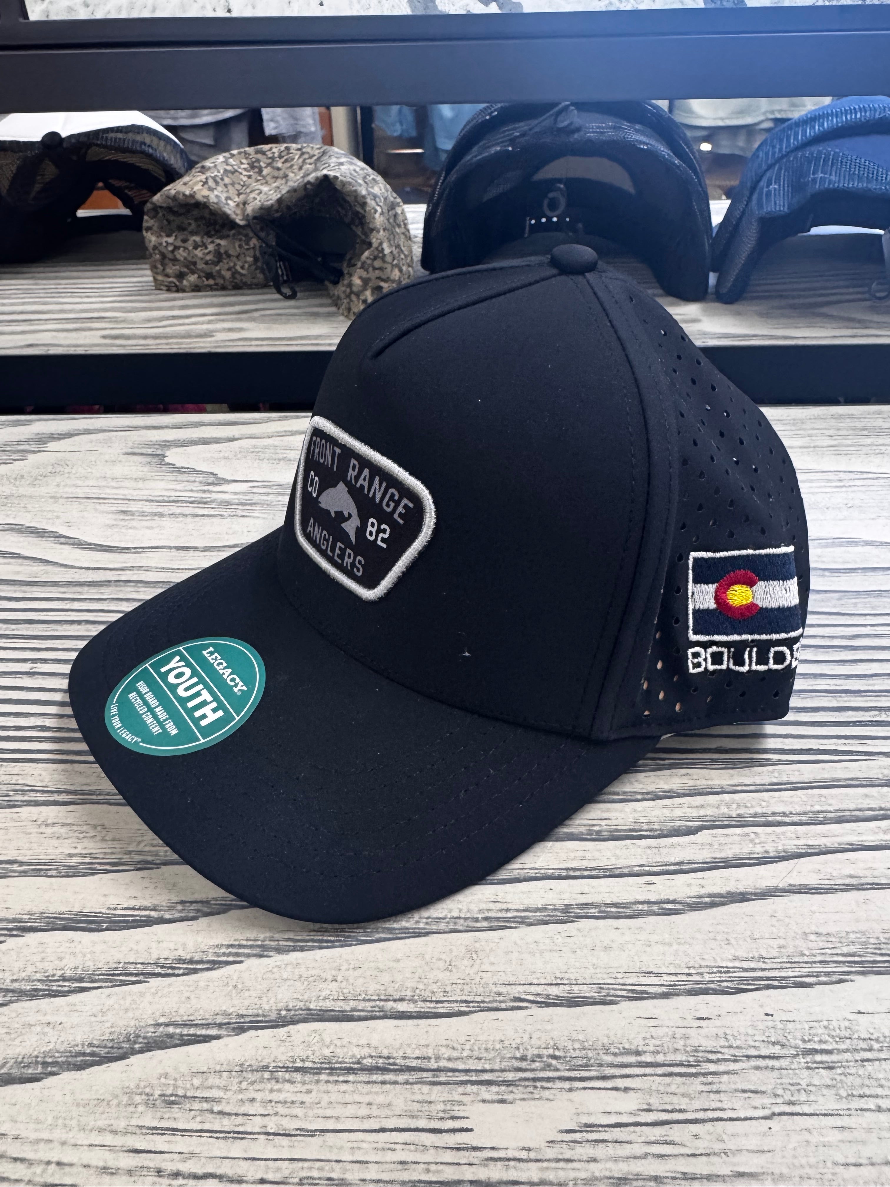 FRA Youth Badge Snapback Hat - Black