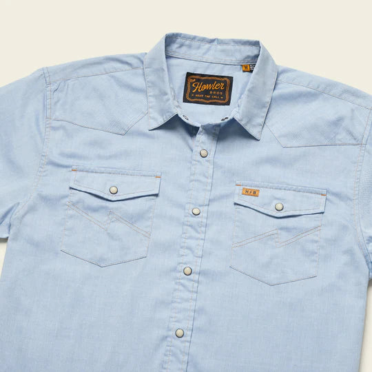 Howler Bros H Bar B Snapshirt - Faded Blue Oxford