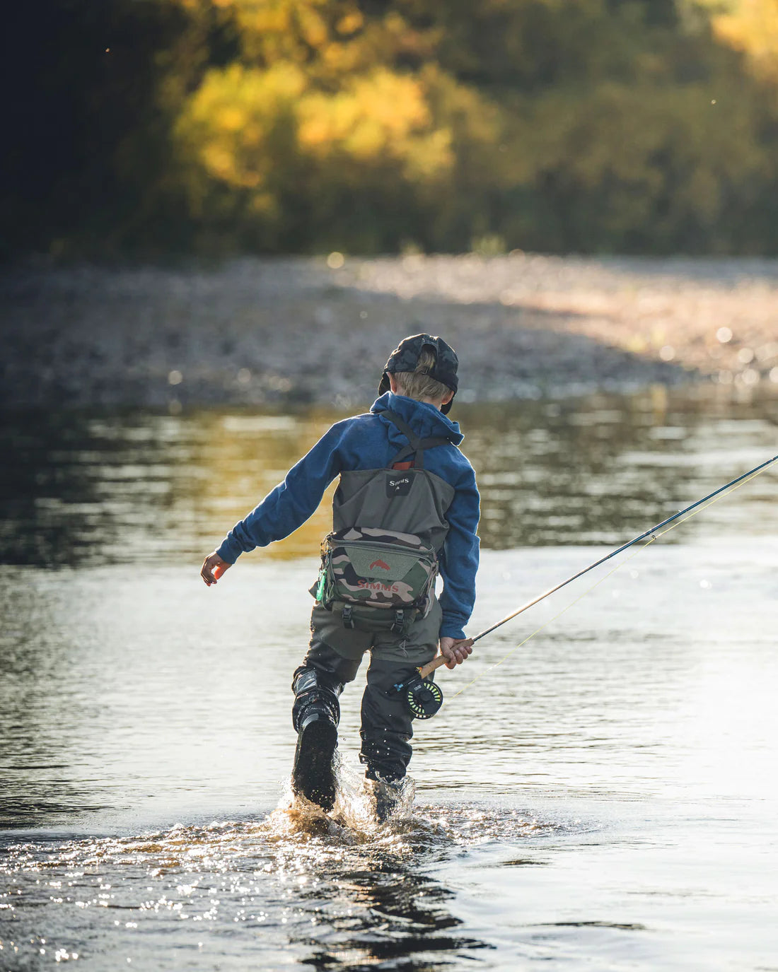 Simms Kids Tributary Stockingfoot Wader