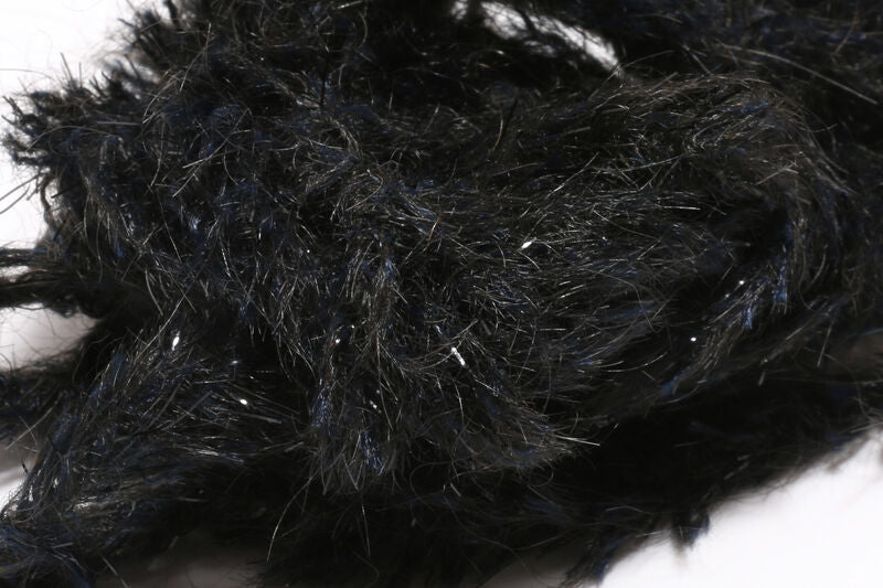 Hareline Speckled Black Mohair Scruff
