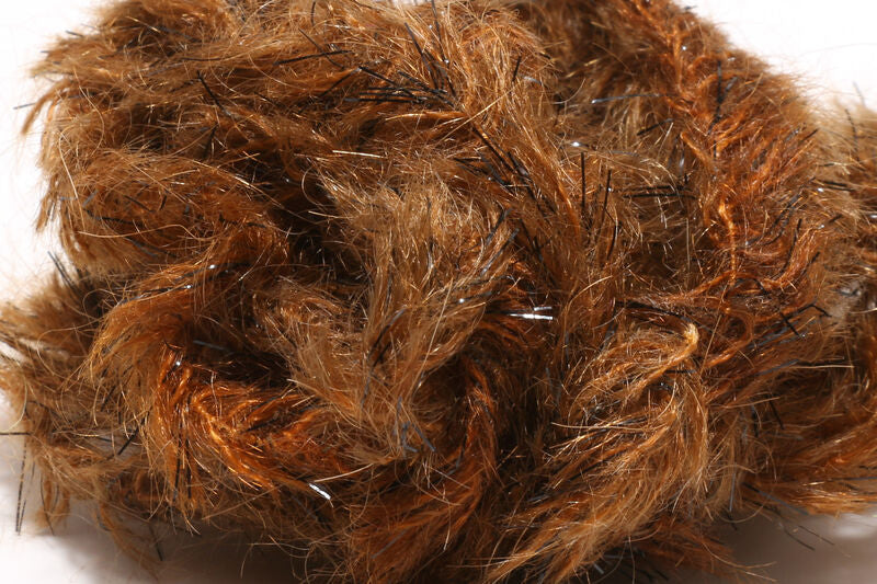 Hareline Speckled Black Mohair Scruff