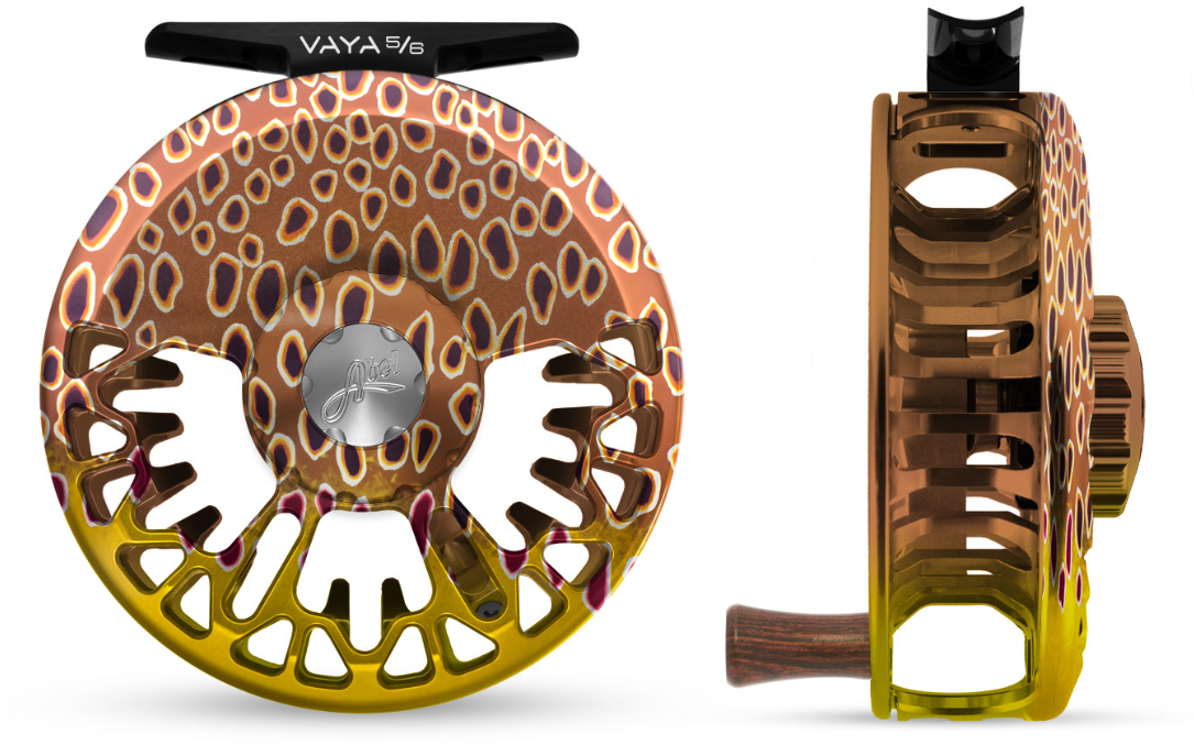 Abel Vaya 5/6 Classic Brown with Matching Drag Knob and Rosewood Handle