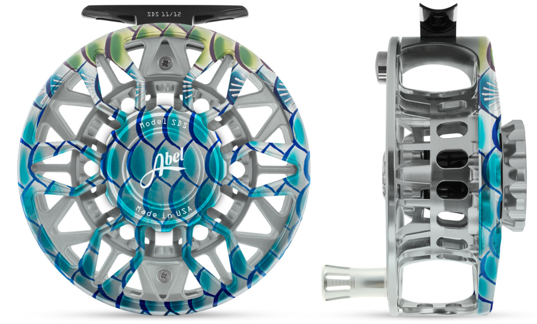 Abel SDS 11/12 Ported Classic Tarpon with Matching Drag Knob and Platinum Handle