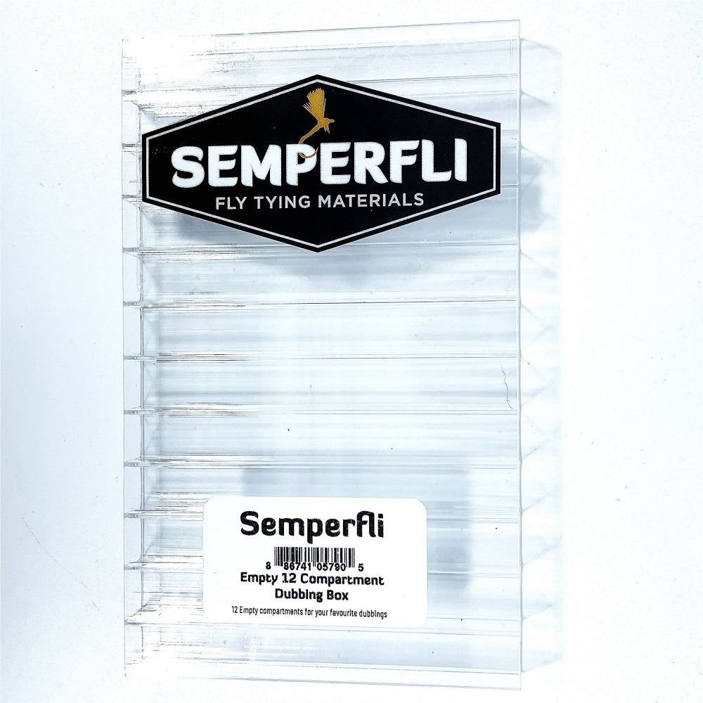 Semperfli Empty 12 Compartment Dubbing Box