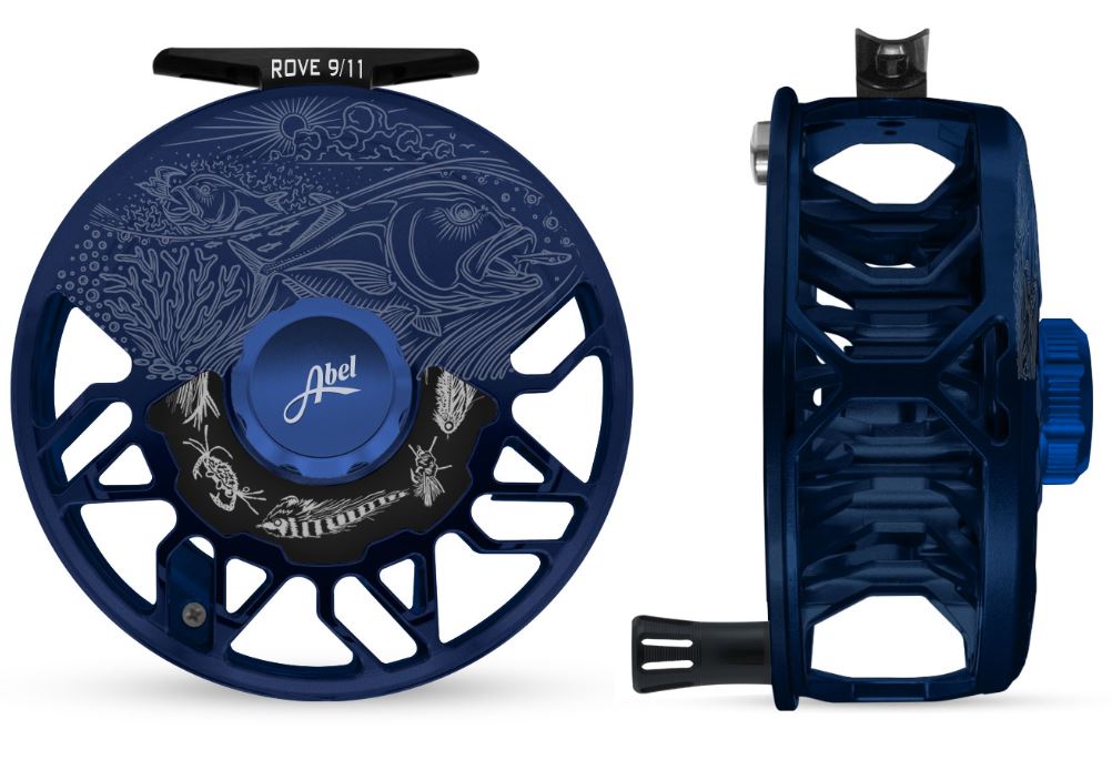Abel Rove 9/11 Port Satin Deep Blue Underwood GT Frenzy Salt Drag Plate
