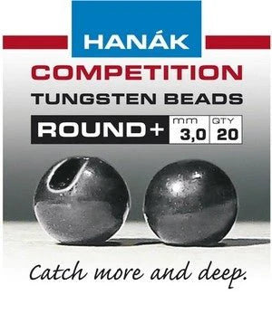 Hanak Slotted Beads Round+