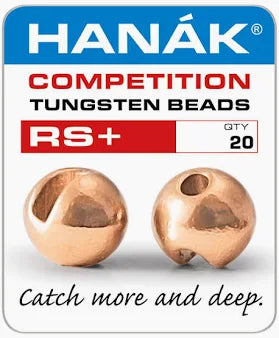 Hanak RS+ Competition Tungsten Slotted Beads