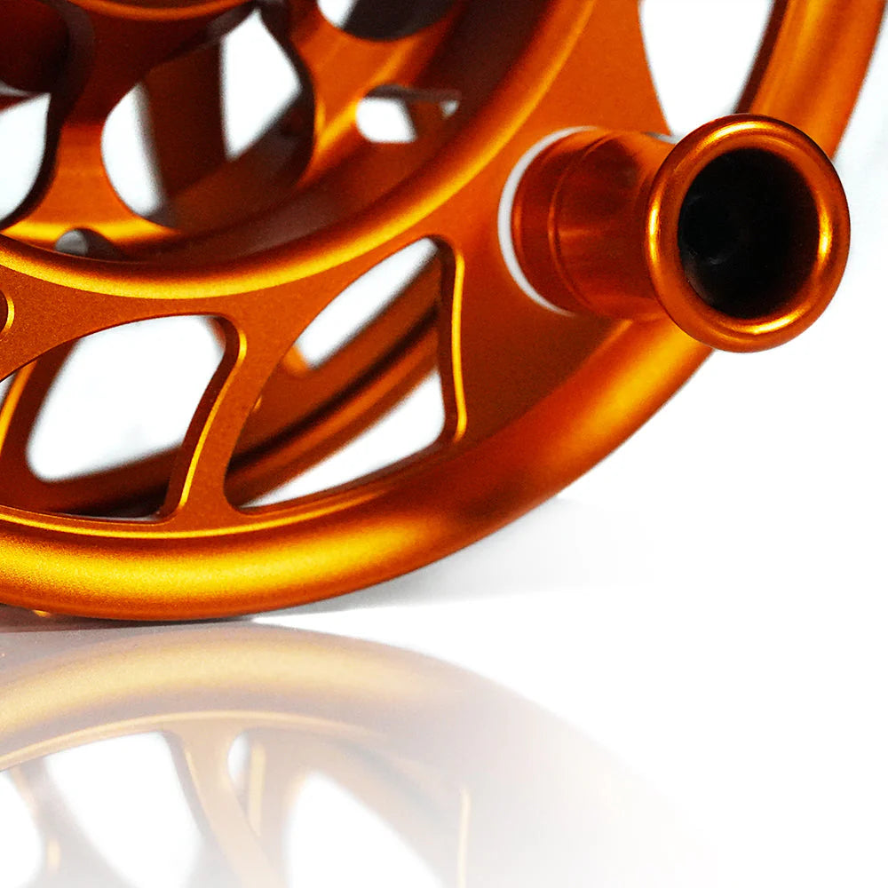 Hatch 2025 Custom Iconic Fly Reel - Campfire Orange