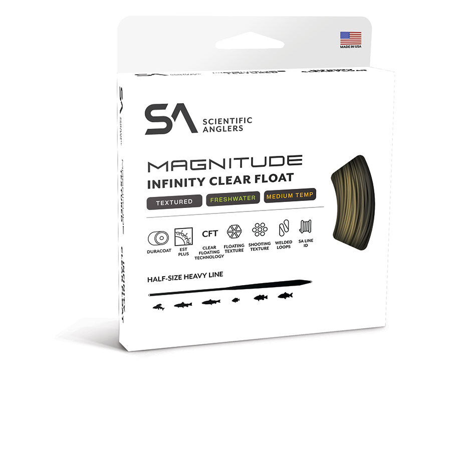 Scientific Anglers Magnitude Textured Infinity Clear Float Fly Line