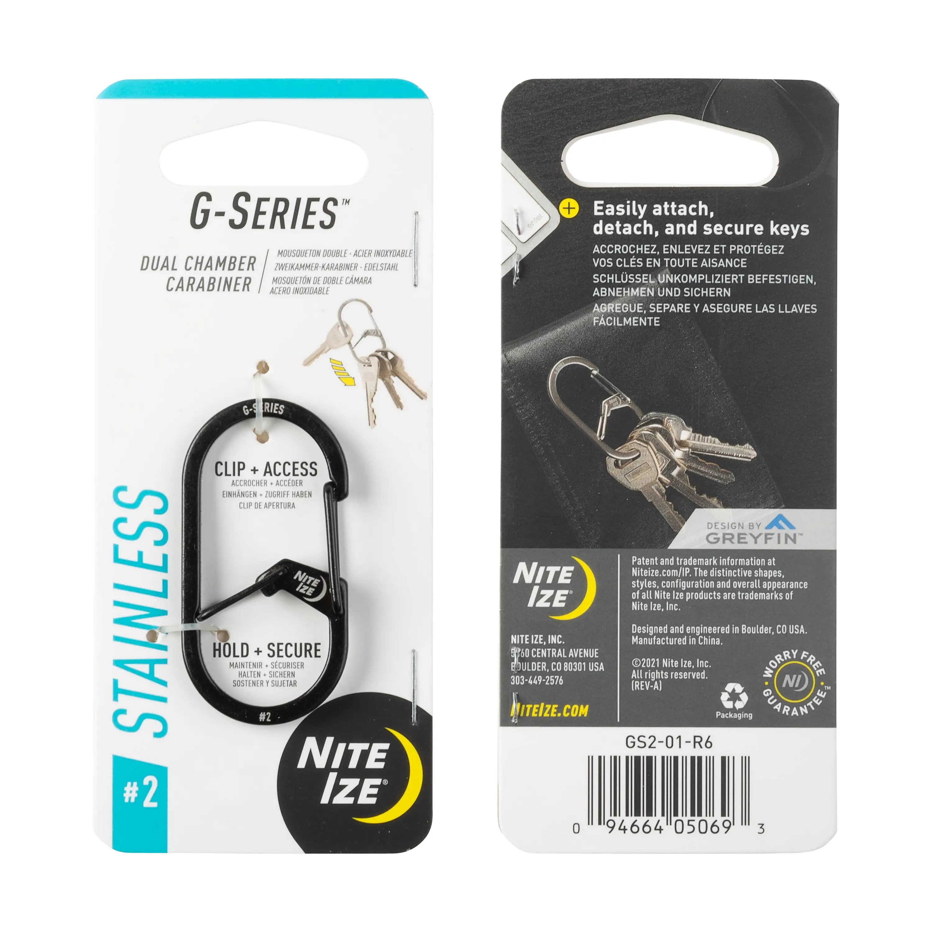 Nite Ize G-Series® Dual Chamber Carabiner