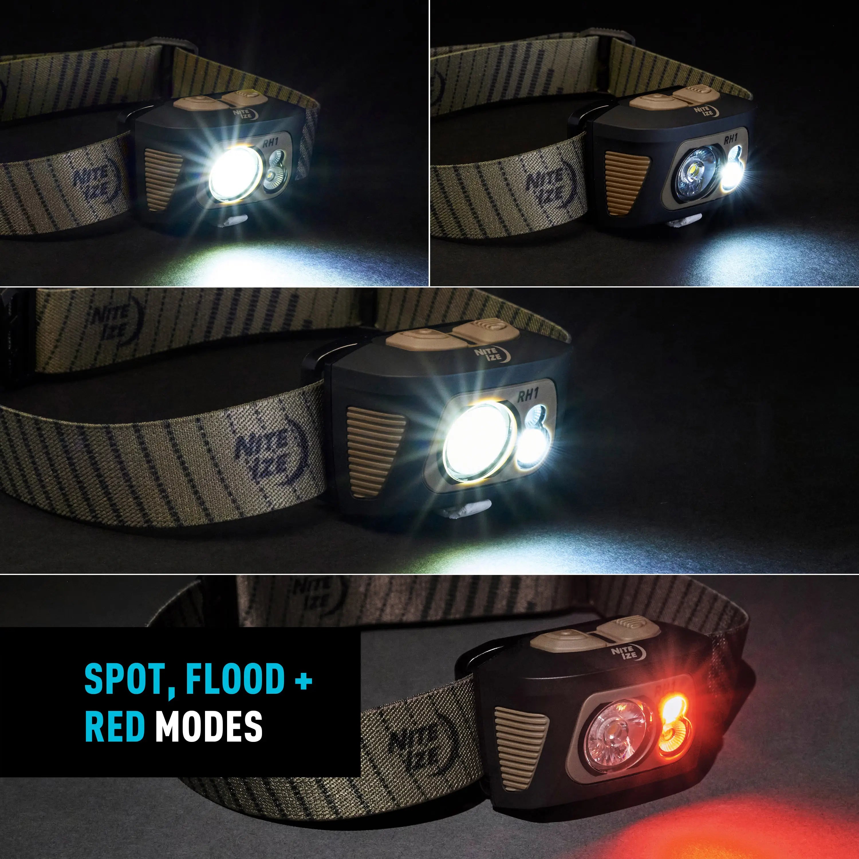 Nite Ize Radiant® RH1™ PowerSwitch™ Alkaline Headlamp