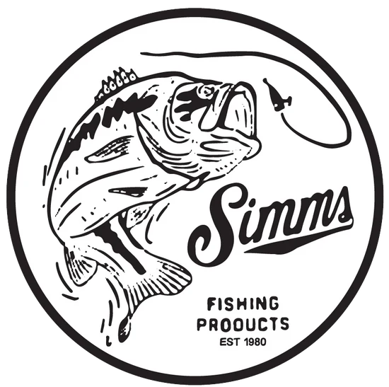 Simms Nostalgic Bass Sticker