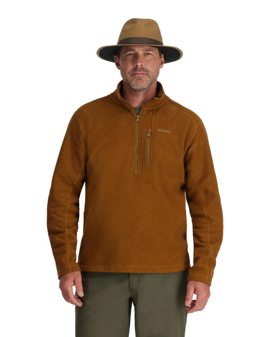 Simms M's Rivershed - Half Zip Fleece