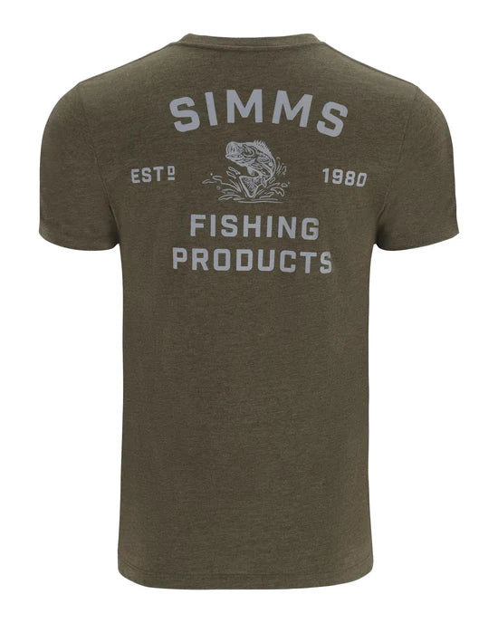 Simms M's Stacked Bass T-Shirt