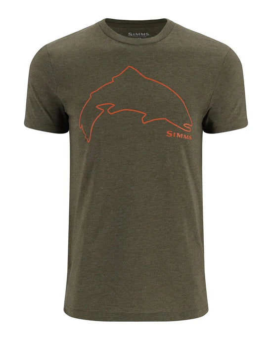 Simms M's Trout Outline T-Shirt