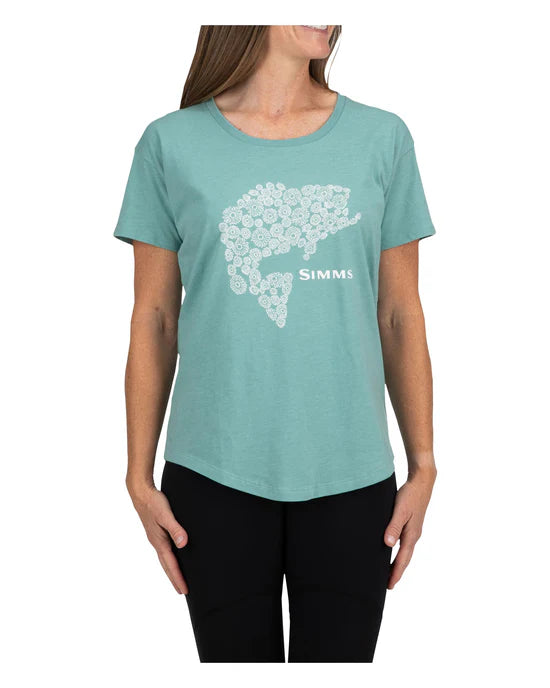 Simms W's Floral Bass T-Shirt