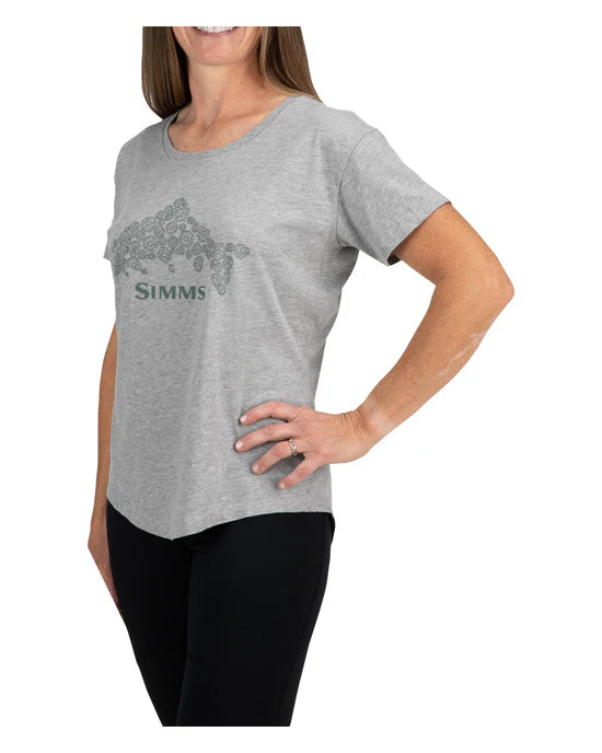 Simms W's Floral Trout T-Shirt