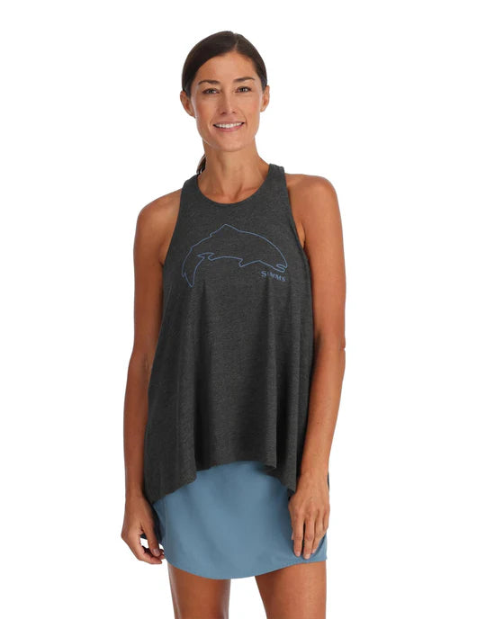 Simms W's Trout Outline Tank Top
