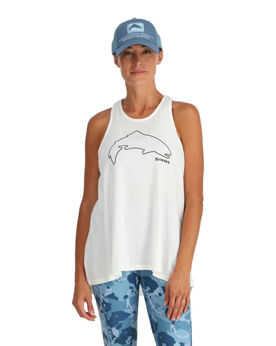 Simms W's Trout Outline Tank Top