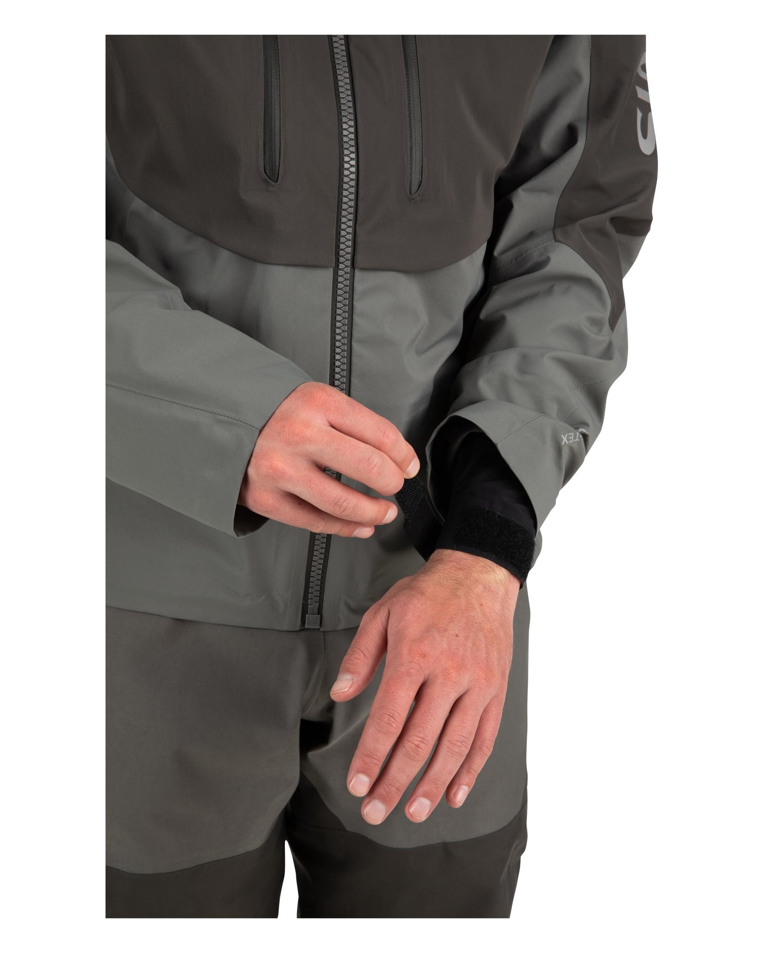 Simms Men's CX Fishing Jacket, Waterproof Windbreaker With Hood