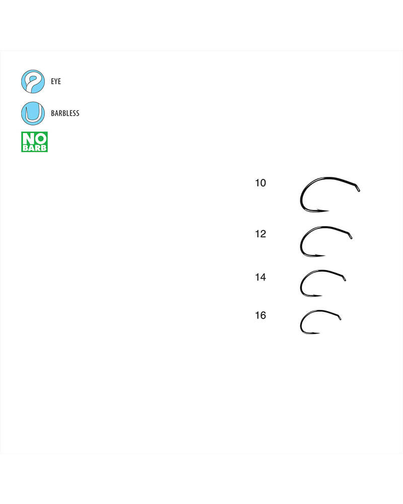 Gamakatsu C12-B Down Eye Scud Hook