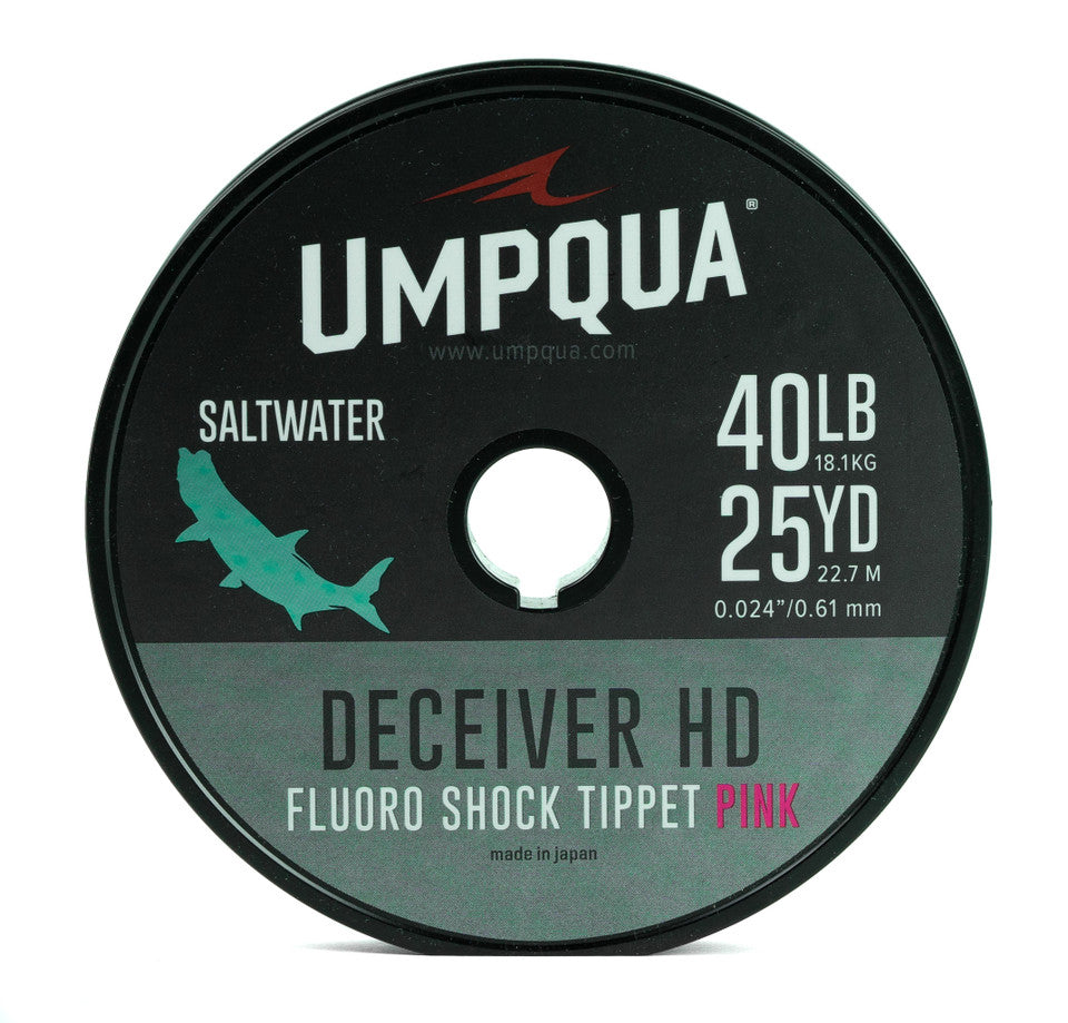 Umpqua Deceiver HD Fluorocarbon Shock Tippet Pink