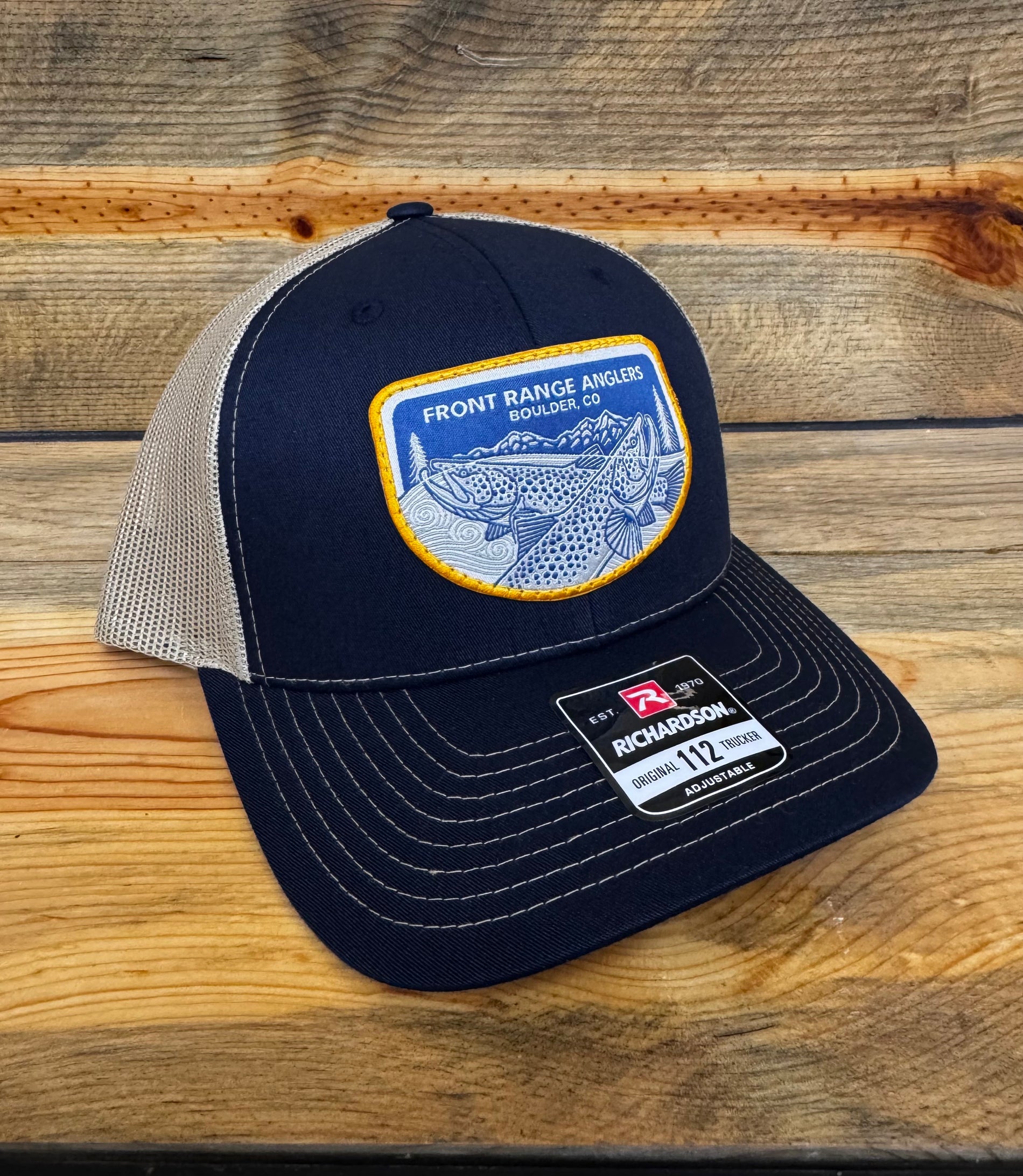 FRA Richardson 112 Trucker Hat -  Navy/Khaki Trucker