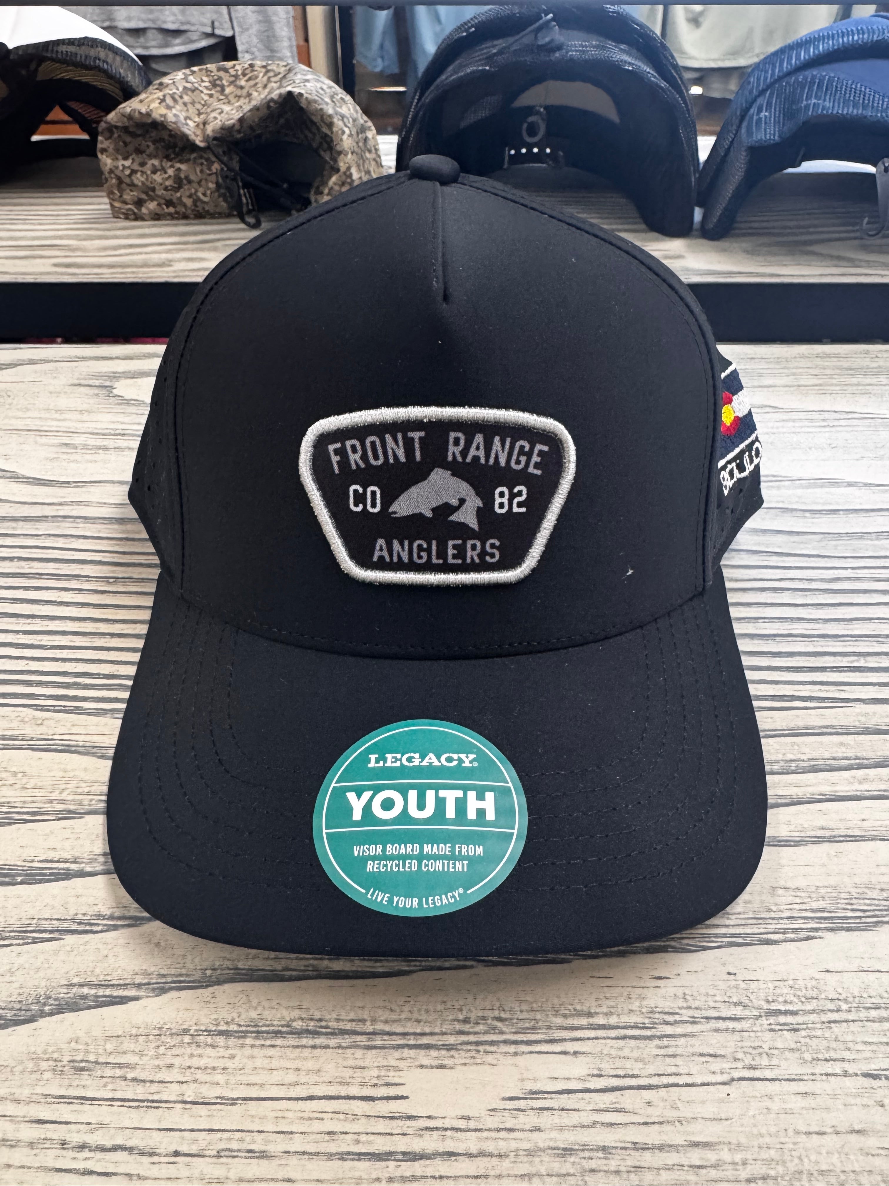 FRA Youth Badge Snapback Hat - Black