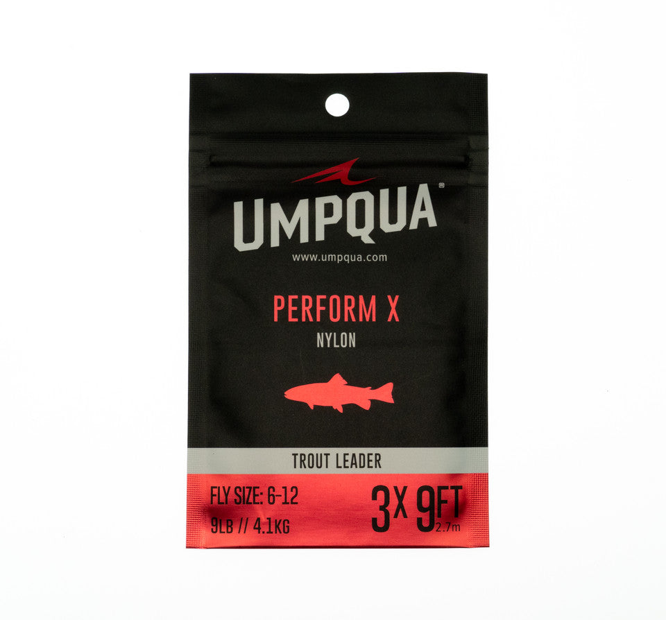 Umpqua Perform X Nylon 9' Trout Leader 1PK