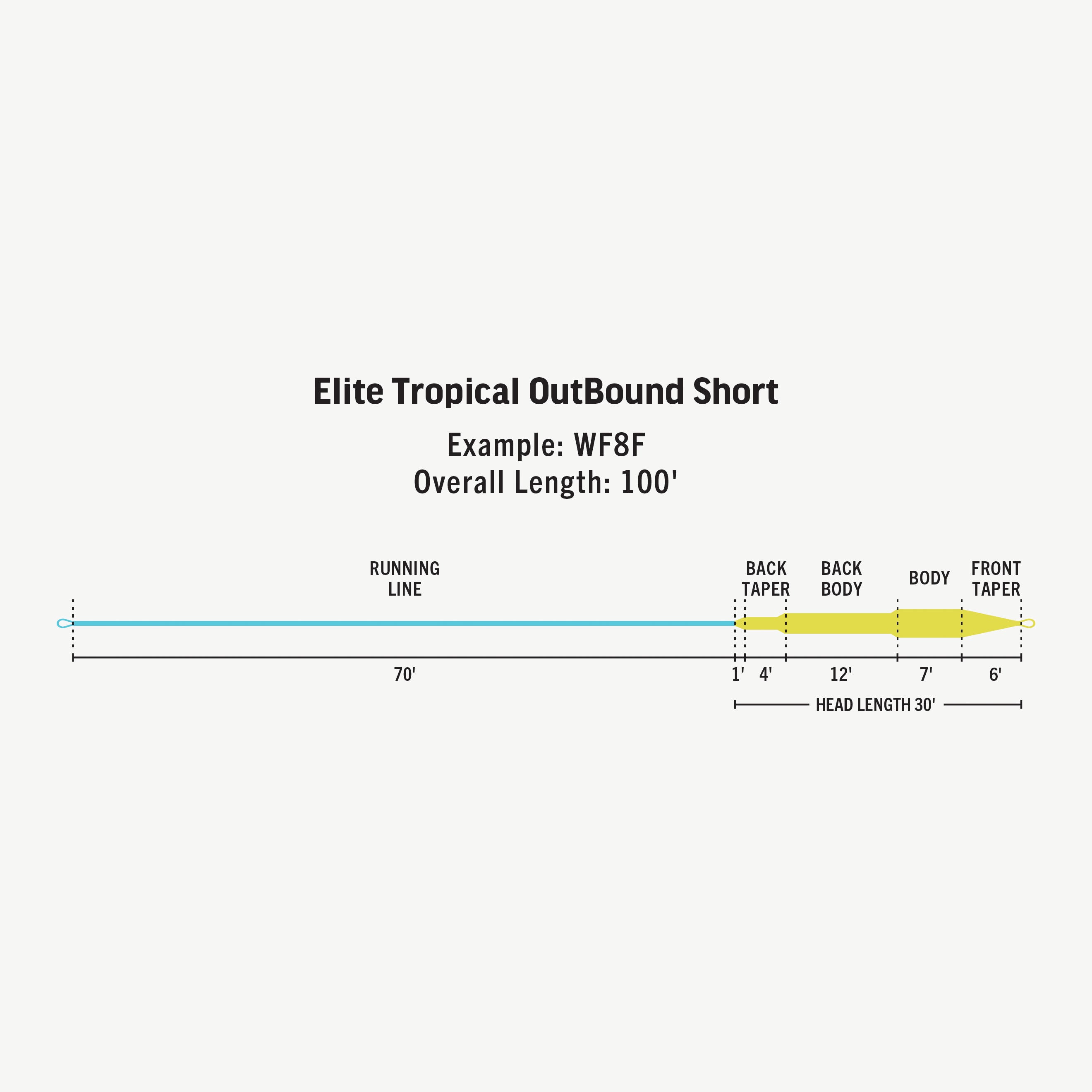 Rio Elite Tropical Outbound Short Fly Line