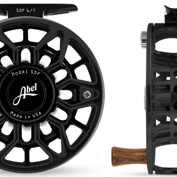 Buy Abel SDF 6/7 ported fly reel in black| Front Range Anglers
