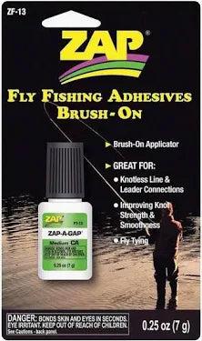 ZAP-A-GAP Brush-On Fly Fishing Adhesive