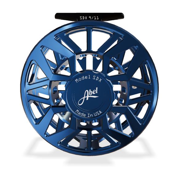 Abel SDX 9/11 Fly Reel - Ported Blue III with XL Platinum Handle