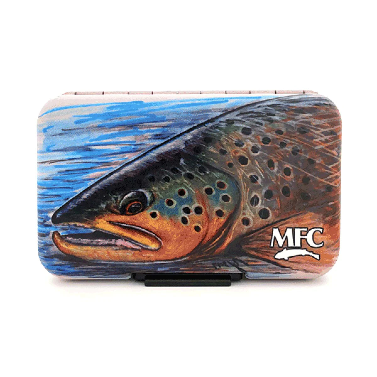 MFC POLY BOX - HALLOCKS BROWN TROUT