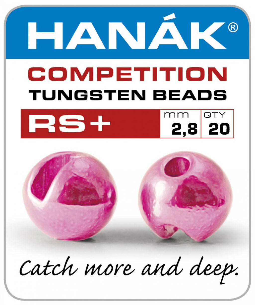 Hanak RS+ Competition Tungsten Slotted Beads