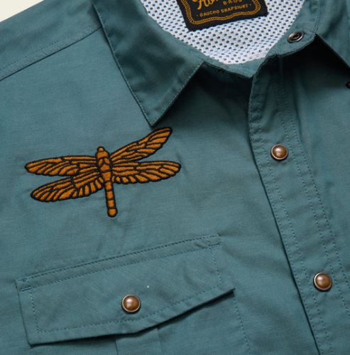 Howler Bros Gaucho Snapshirt - Enter The Dragons