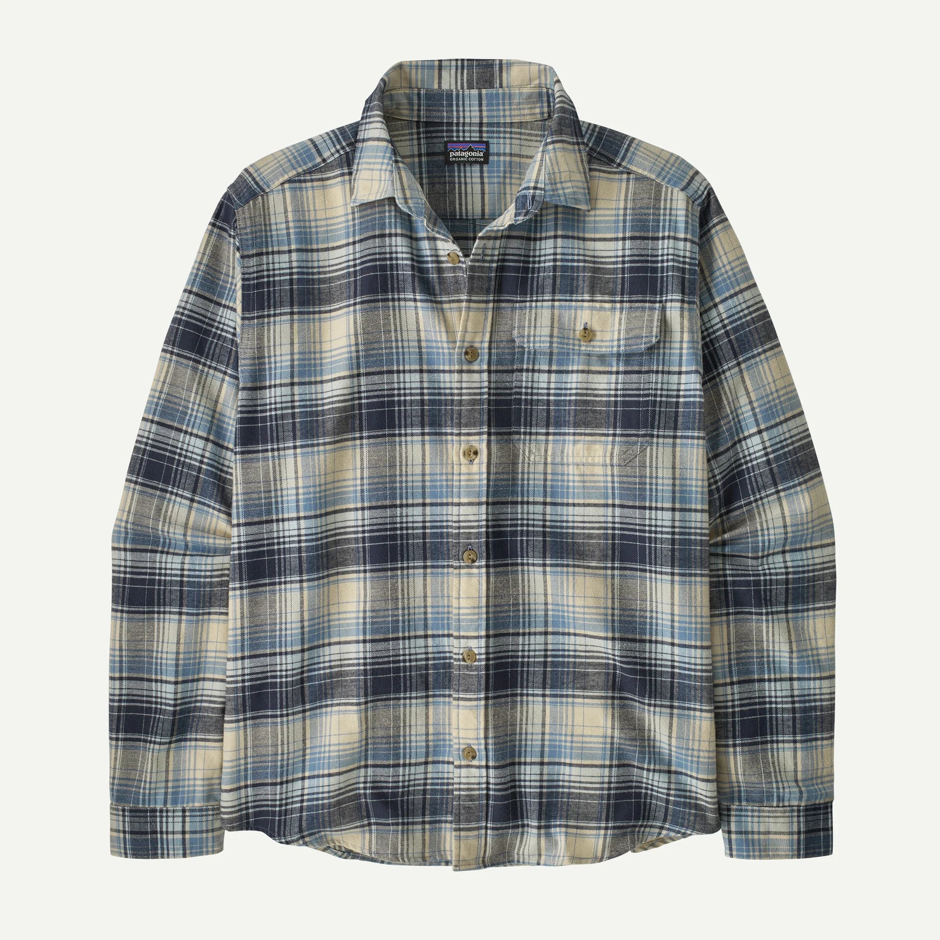 Patagonia Men's Long-Sleeved Lightweight Fjord Flannel Shirt
