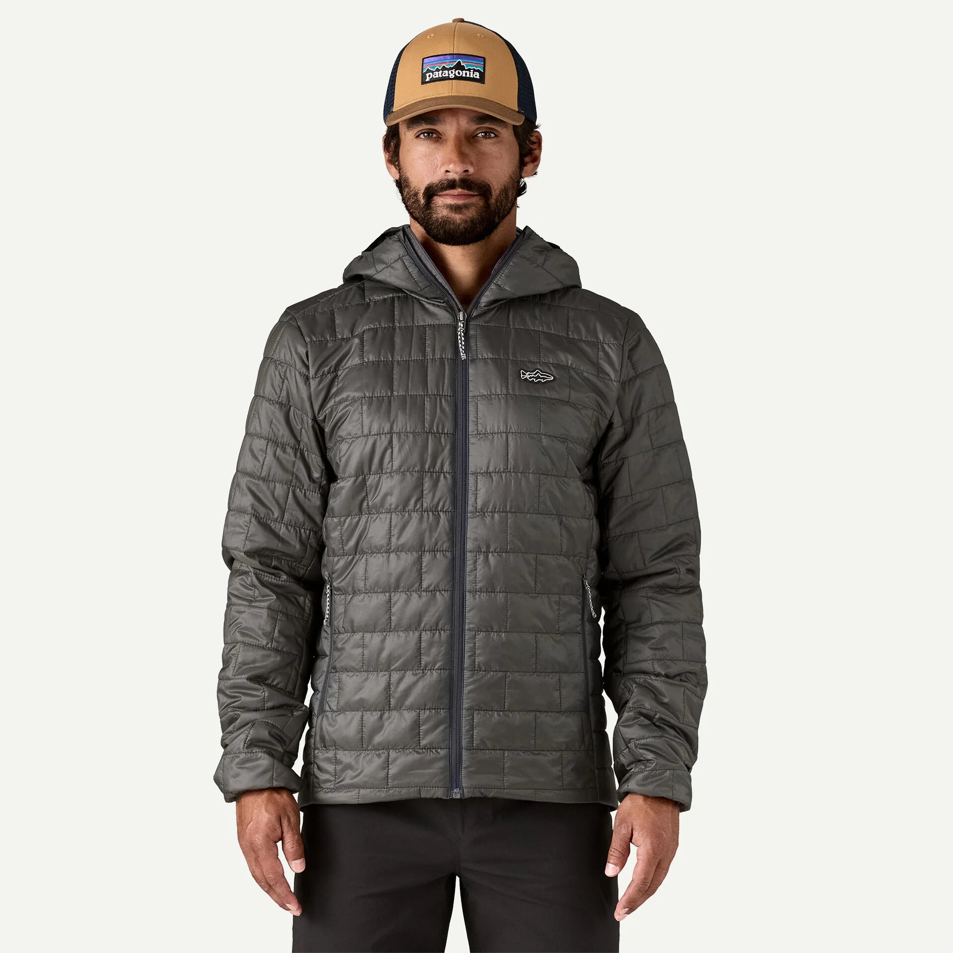 Patagonia Men's Nano Puff Fitz Roy Trout Hoody