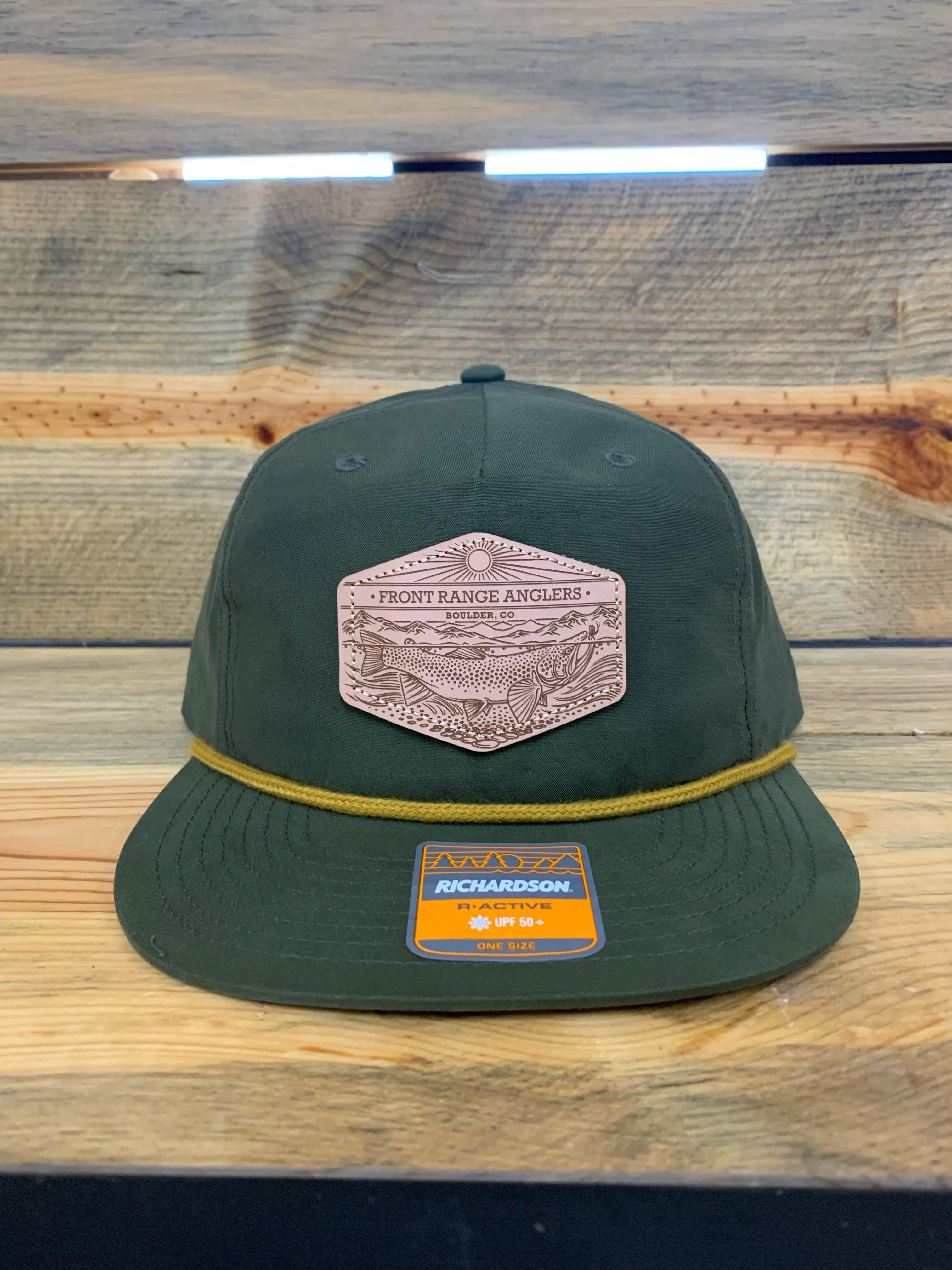 Richardson FRA Logo Rope Hat - Olive