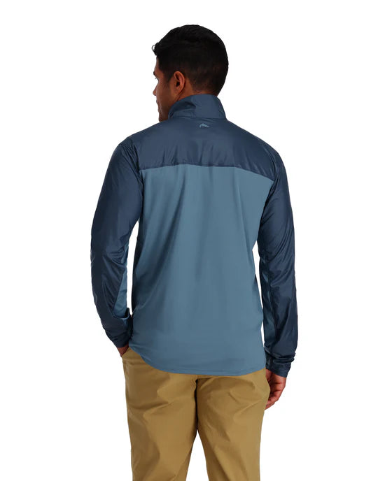 Simms M's SolarFlex Wind Half Zip Shirt