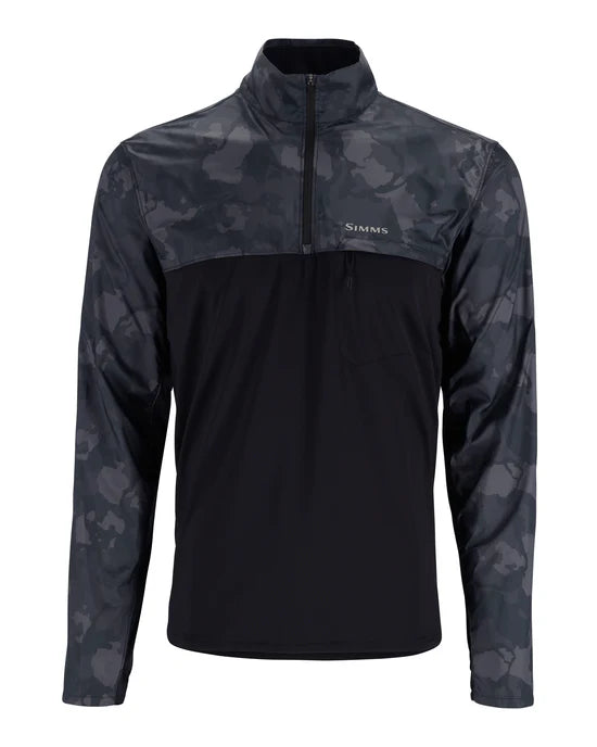 Simms M's SolarFlex Wind Half Zip Shirt